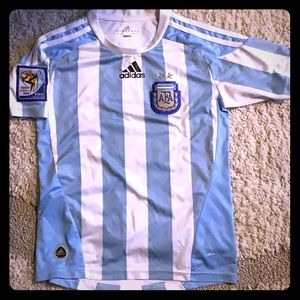 Argentina jersey adidas size small (8-10)